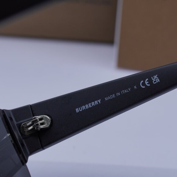 Burberry BE4291 3464/87 Shield Sunglasses - Black/Grey main image 10